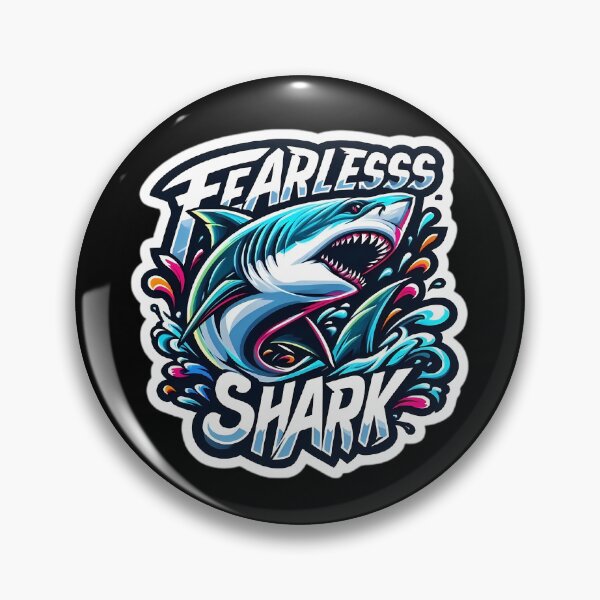 Aperçu de l'œuvre Requin sans peur créée et vendue par InkFool.