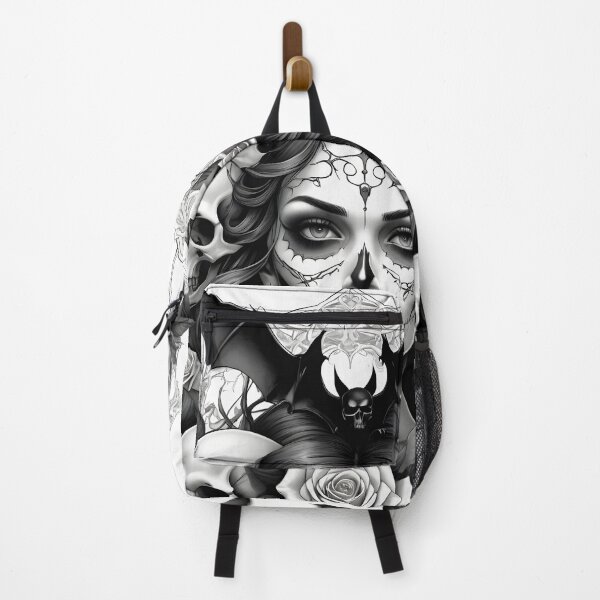 Item preview, Gothic Woman with Roses and Skulls designed and sold by creativaimages.
