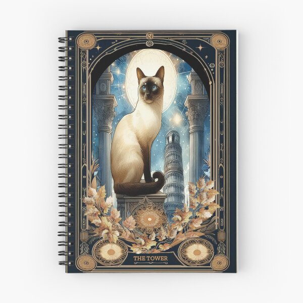 Item preview, CAT TAROT: THE TOWER designed and sold by Venta Mix  JellycientArt.