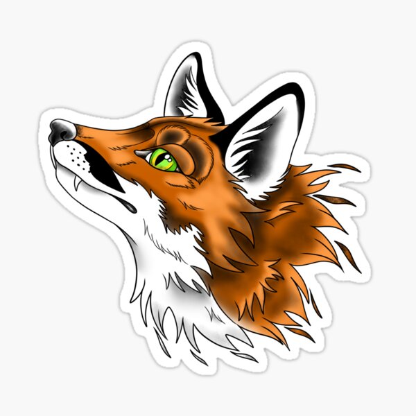 Item preview, Fox head  designed and sold by NovasUniverse.