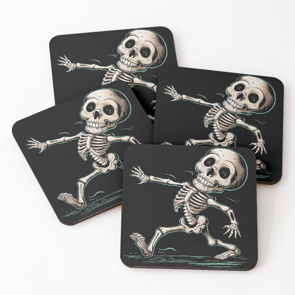 Item preview, Funny Dancing Skeleton Halloween designed and sold by Quirky Shirts.