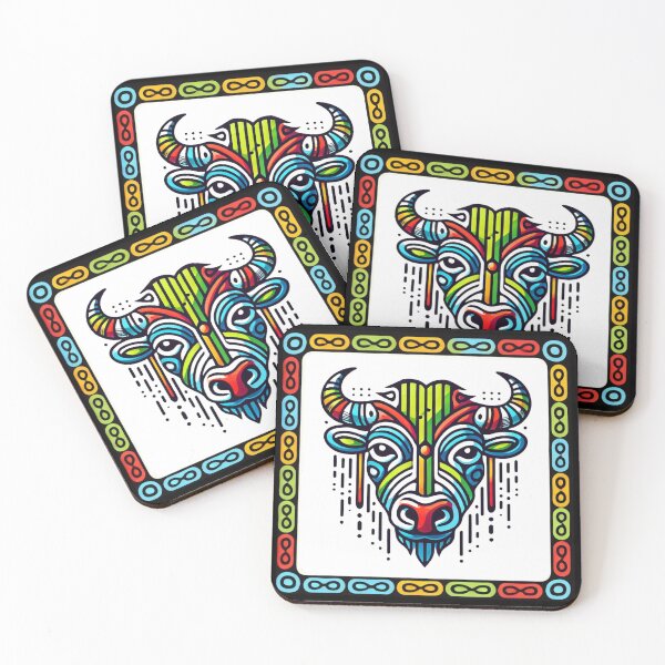 Item preview, Tribal Haida Chinese Horoscope Ox Design designed and sold by TribalioDesigns.