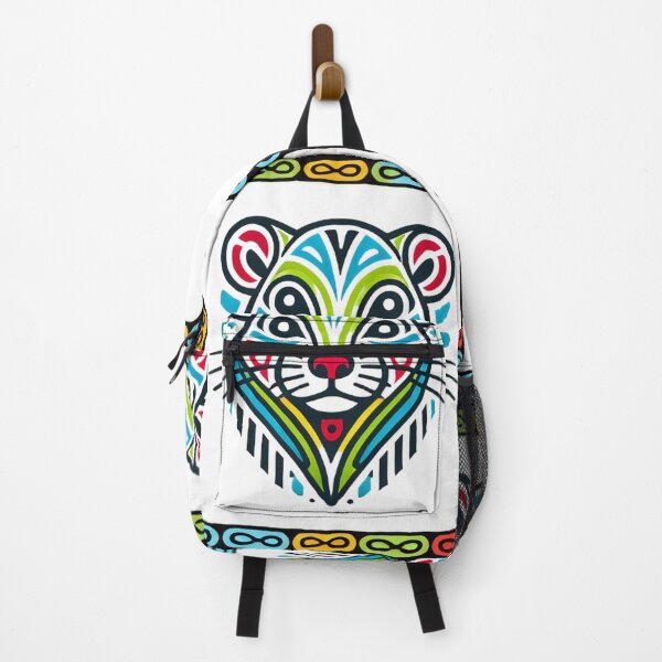 Item preview, Tribal Haida Chinese Horoscope Rat Design designed and sold by TribalioDesigns.