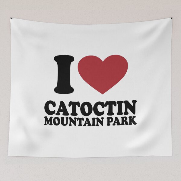Artikelvorschau, ICH LIEBE CATOCTIN MOUNTAIN PARK. SCHWARZES DESIGN entworfen und verkauft von Rejiboustarts.