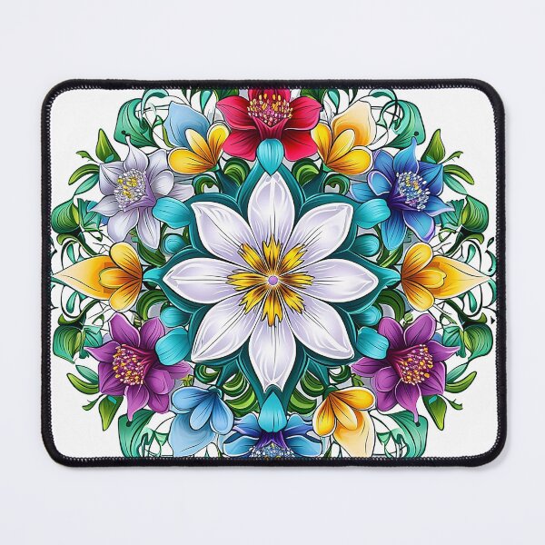 Item preview, Krejmina - Mandala of flowers (10/24) designed and sold by sabantha.