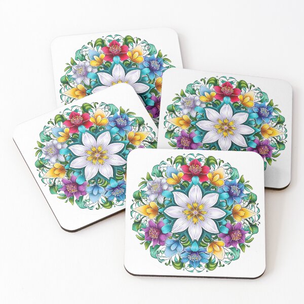 Item preview, Krejmina - Mandala of flowers (10/24) designed and sold by sabantha.