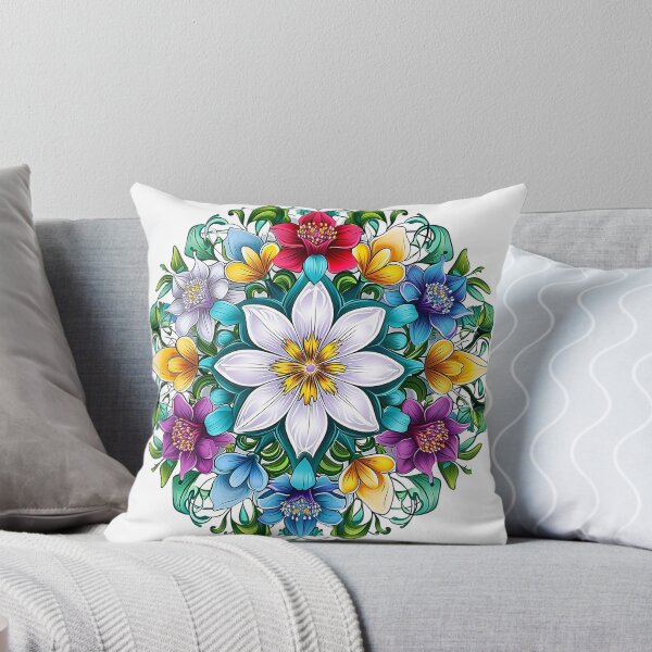 Item preview, Krejmina - Mandala of flowers (10/24) designed and sold by sabantha.