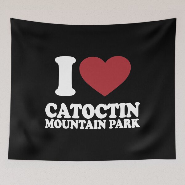 Artikelvorschau, ICH LIEBE CATOCTIN MOUNTAIN PARK. WEISSES DESIGN entworfen und verkauft von Rejiboustarts.