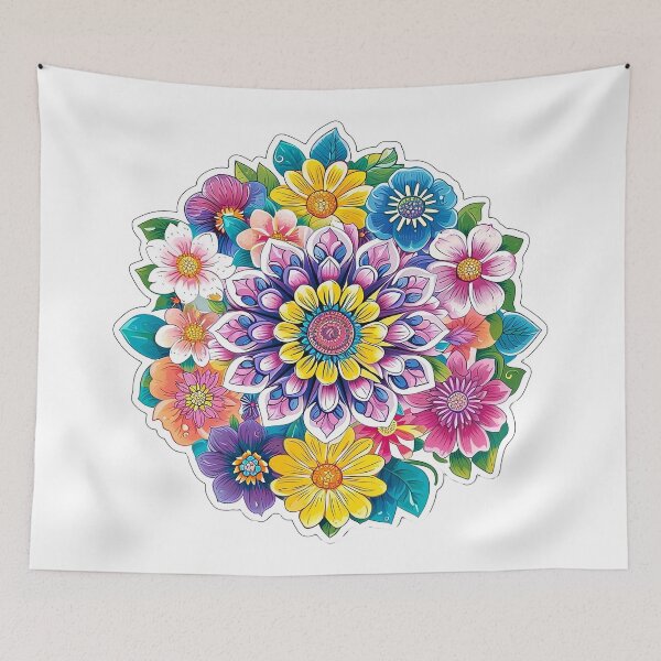 Item preview, Krejmina - Mandala of flowers (13/24) designed and sold by sabantha.