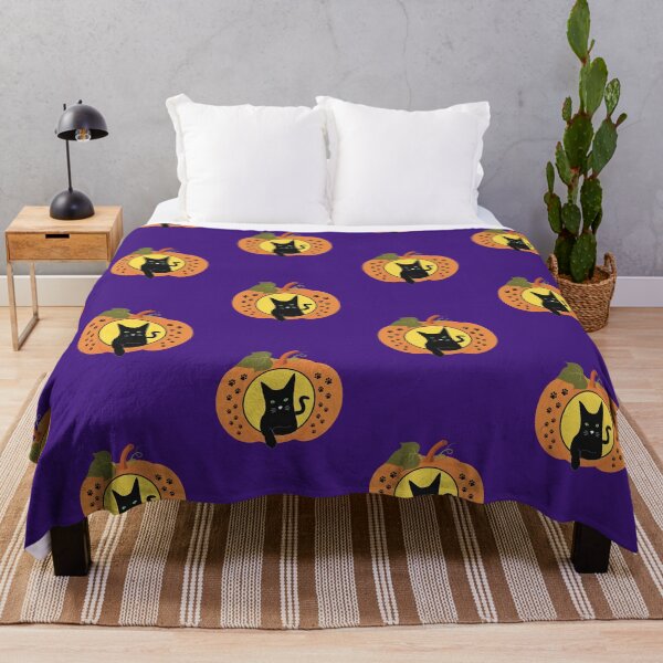 Item preview, Black cat in pumpkin for celebrating Halloween  designed and sold by vwagenet.