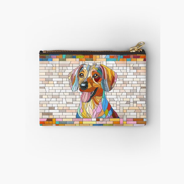 Item preview, Dachshund dog  - Doxie -colorful mosaic designed and sold by k9printart.