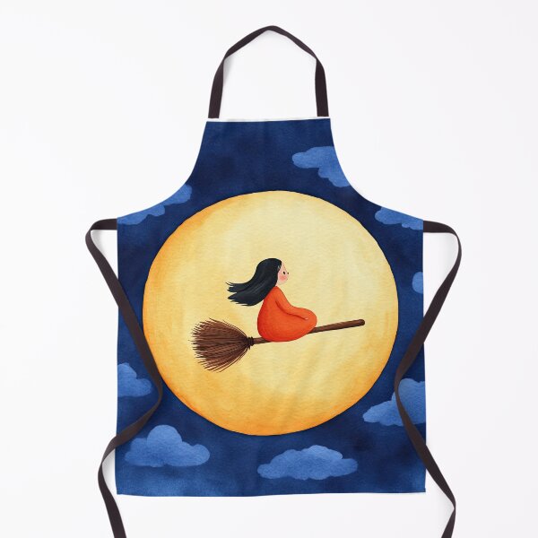 Item preview, Witch Flying Across a Full Moon on Broomstick designed and sold by WPCreator.