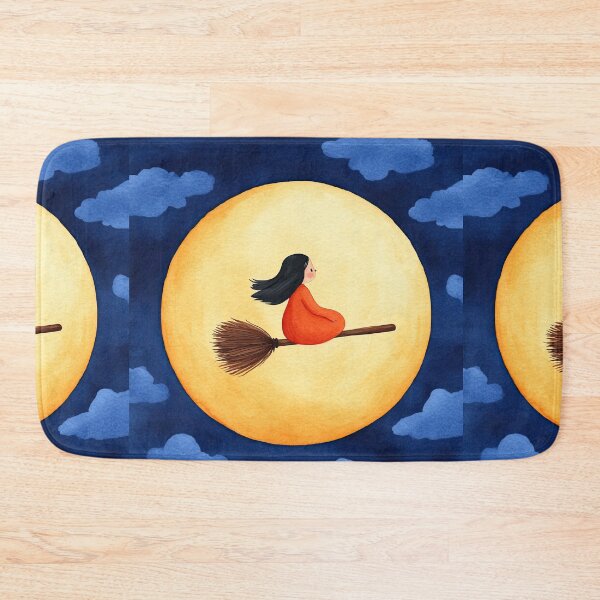 Item preview, Witch Flying Across a Full Moon on Broomstick designed and sold by WPCreator.