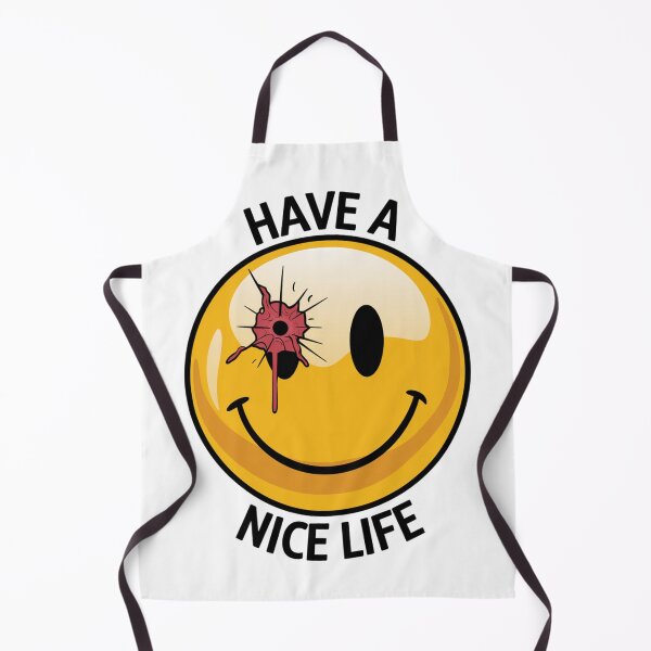 Item preview, "Have a Nice Life" Smiley Face Bullethole designed and sold by obviouslogic.