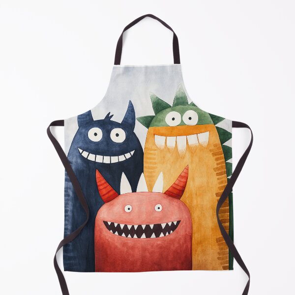 Item preview, Three Happy Monsters with Big Smiles designed and sold by WPCreator.