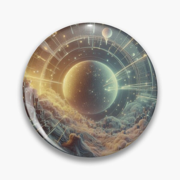 Item preview, Futuristic Planet Art: A Modern Spacetime Design designed and sold by choder61.