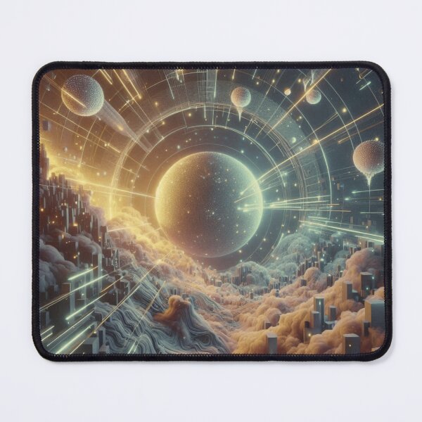 Item preview, Futuristic Planet Art: A Modern Spacetime Design designed and sold by choder61.