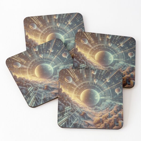 Item preview, Futuristic Planet Art: A Modern Spacetime Design designed and sold by choder61.