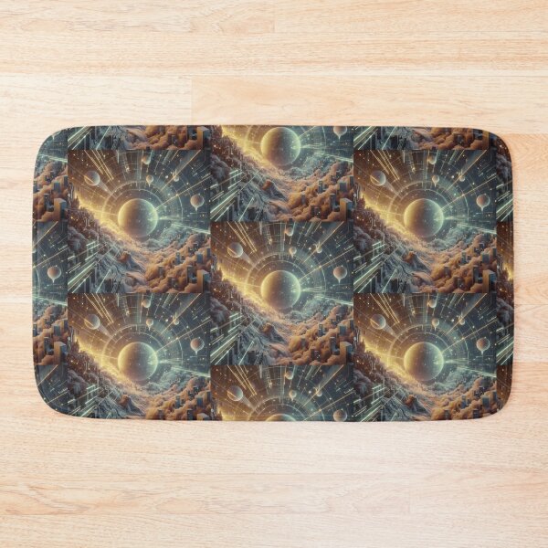 Item preview, Futuristic Planet Art: A Modern Spacetime Design designed and sold by choder61.