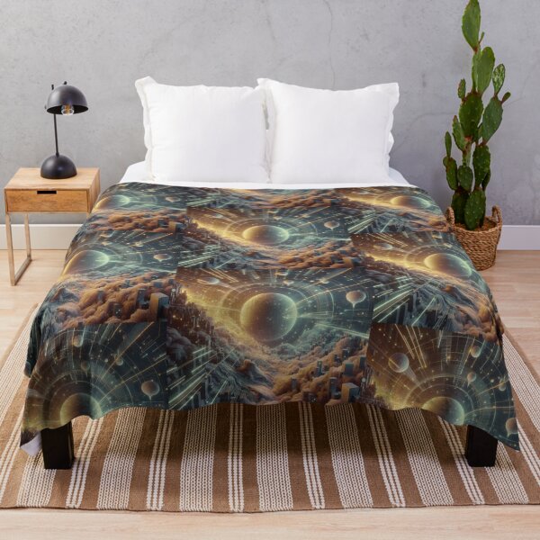Item preview, Futuristic Planet Art: A Modern Spacetime Design designed and sold by choder61.