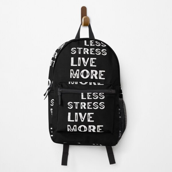 Item preview, Less Stress, Live Fully Art designed and sold by Combat Skies.