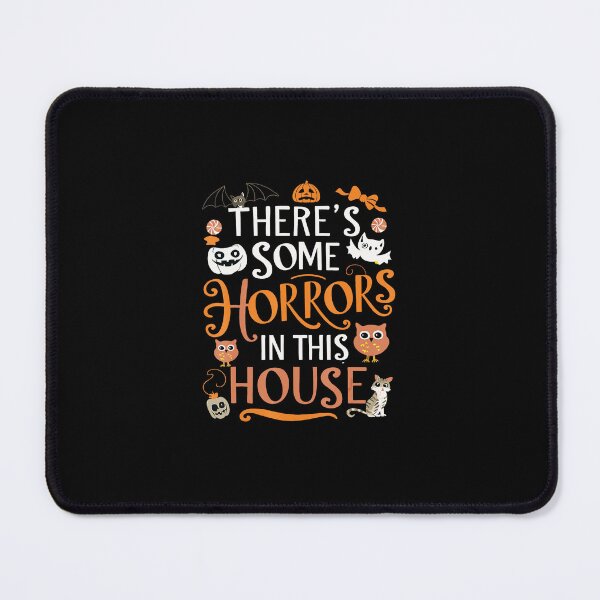 Item preview, There's Some Horrors In This House Funny Horror Cats Pumpkin  designed and sold by SavannalCronam.