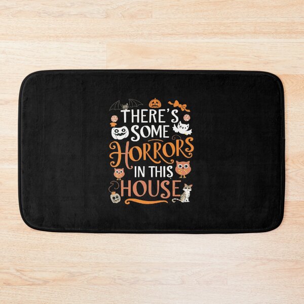 Item preview, There's Some Horrors In This House Funny Horror Cats Pumpkin  designed and sold by SavannalCronam.