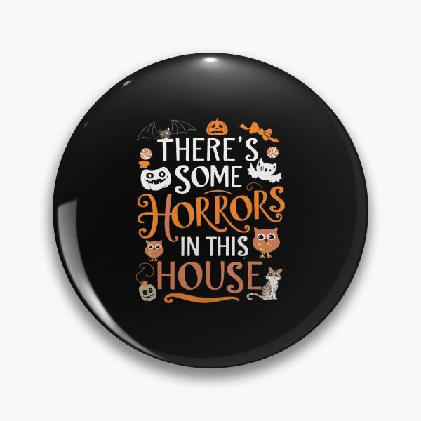 Item preview, There's Some Horrors In This House Funny Horror Cats Pumpkin  designed and sold by SavannalCronam.