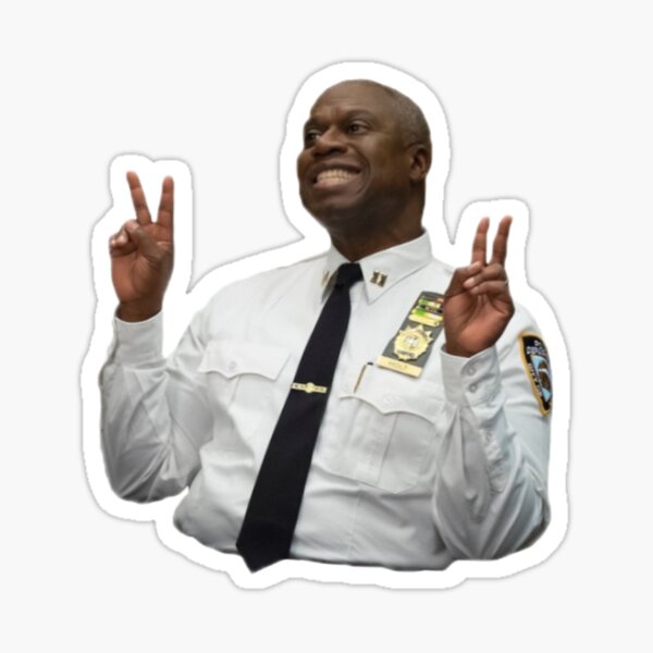 captain holt Sticker