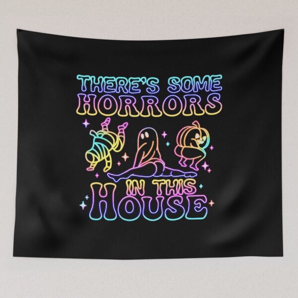 Item preview, There's Some Horrors In This House Ghost Colorful Glowin designed and sold by SavannalCronam.