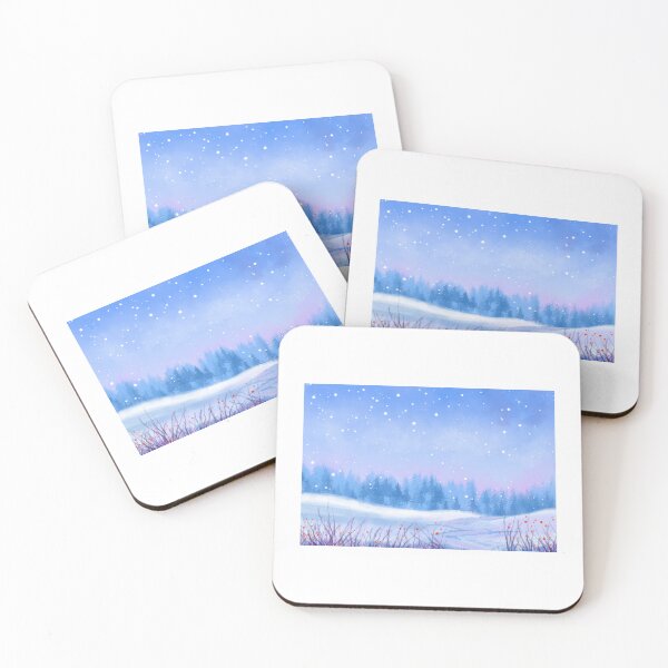 Item preview, Blue And White Christmas designed and sold by ridnaledesigner.