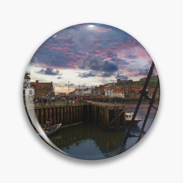 Item preview, Whitby Harbour Sunset designed and sold by Alisonchambers2.