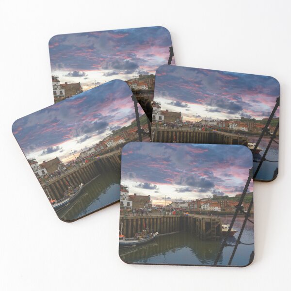 Item preview, Whitby Harbour Sunset designed and sold by Alisonchambers2.