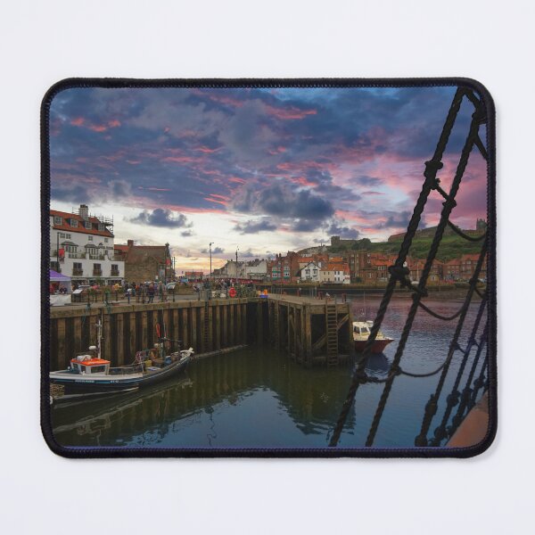 Item preview, Whitby Harbour Sunset designed and sold by Alisonchambers2.