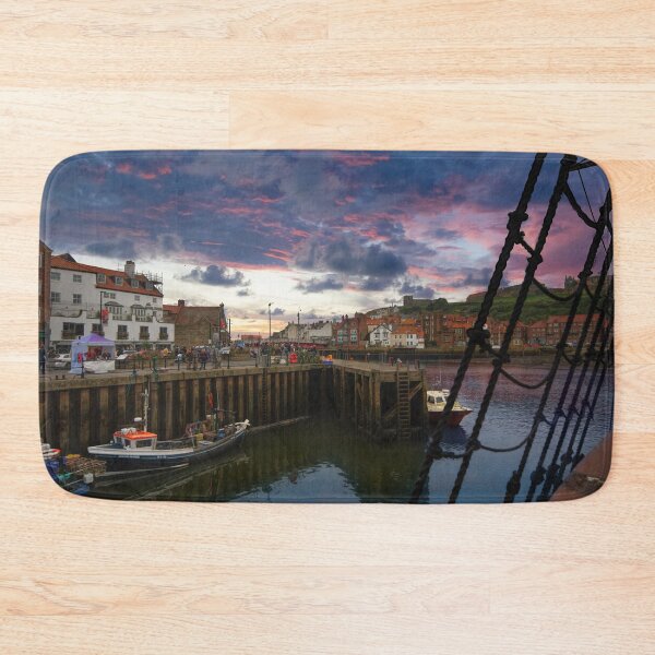 Item preview, Whitby Harbour Sunset designed and sold by Alisonchambers2.