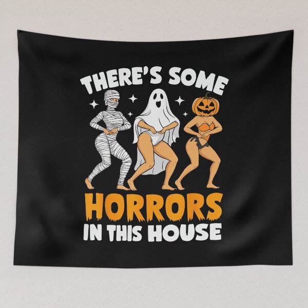 Item preview, There's Some Horrors In This House Ghost Halloween  designed and sold by SavannalCronam.