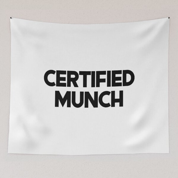 Item preview, CERTIFIED MUNCH. BLACK DESIGN designed and sold by Rejiboustarts.