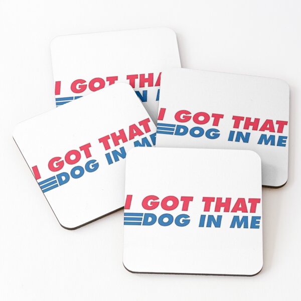 Item preview, I Got That Dog In Me Blue and Red designed and sold by lasnareva.