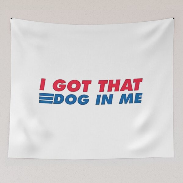 Item preview, I Got That Dog In Me Blue and Red designed and sold by lasnareva.