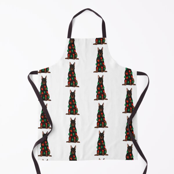 Item preview, Beauceron Dog with Christmas Lights Wrapped Around Its Body – Festive and Adorable Design Description: Get into the holiday spirit with our adorable Dog with Christmas Lights design! designed and sold by MrsCreative1.
