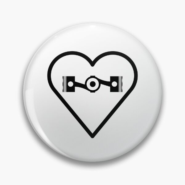 Item preview, Boxer Engine Silhouette Heart  designed and sold by roooft.