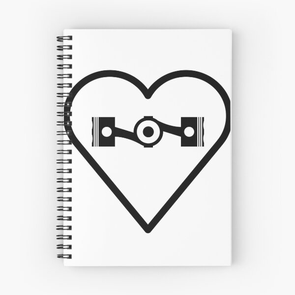 Item preview, Boxer Engine Silhouette Heart  designed and sold by roooft.