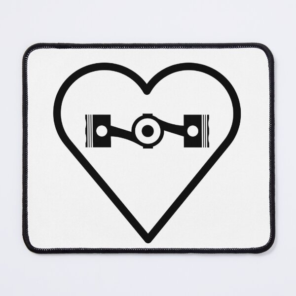 Item preview, Boxer Engine Silhouette Heart  designed and sold by roooft.