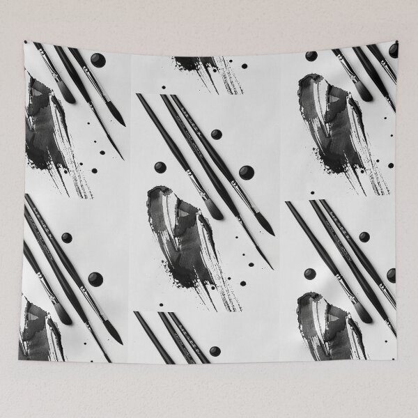 Item preview, Monochromatic Swirl: Brushstroke Expression designed and sold by Piotrek0001.