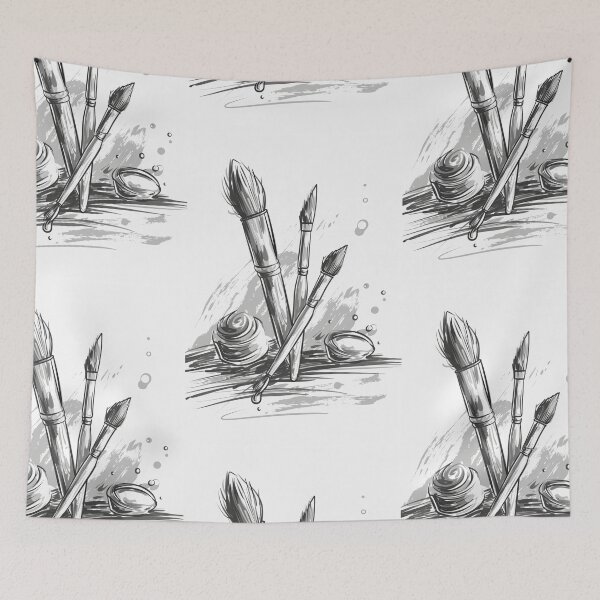 Item preview, Monochromatic Swirl: Brushstroke Expression designed and sold by Piotrek0001.