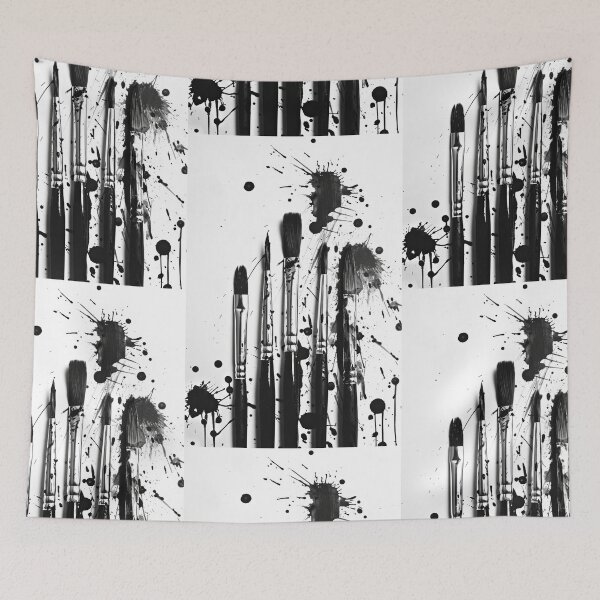 Item preview, Monochromatic Swirl: Brushstroke Expression designed and sold by Piotrek0001.