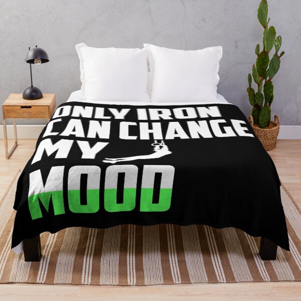 Item preview, Only Iron Can Change My Mood designed and sold by TheFineShirt.