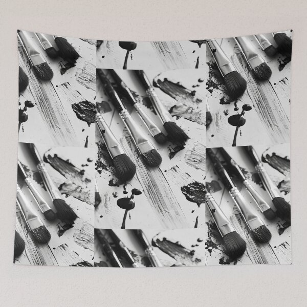Item preview, Monochromatic Swirl: Brushstroke Expression designed and sold by Piotrek0001.