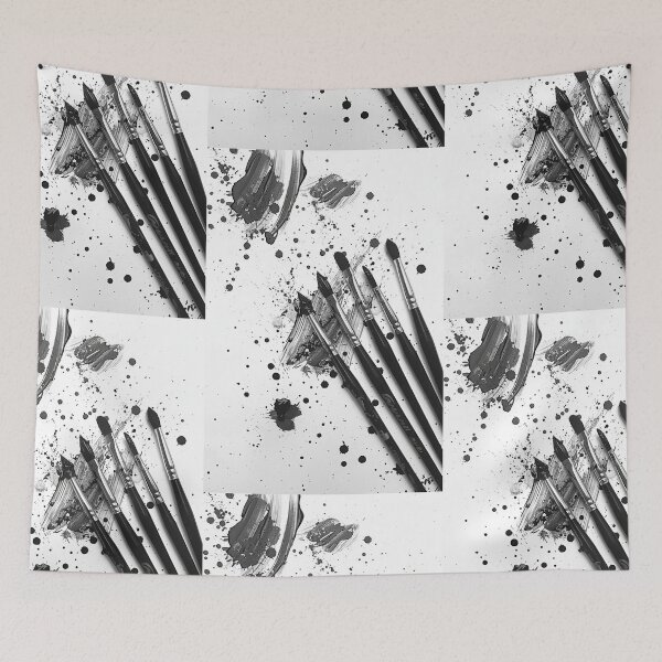Item preview, Monochromatic Swirl: Brushstroke Expression designed and sold by Piotrek0001.