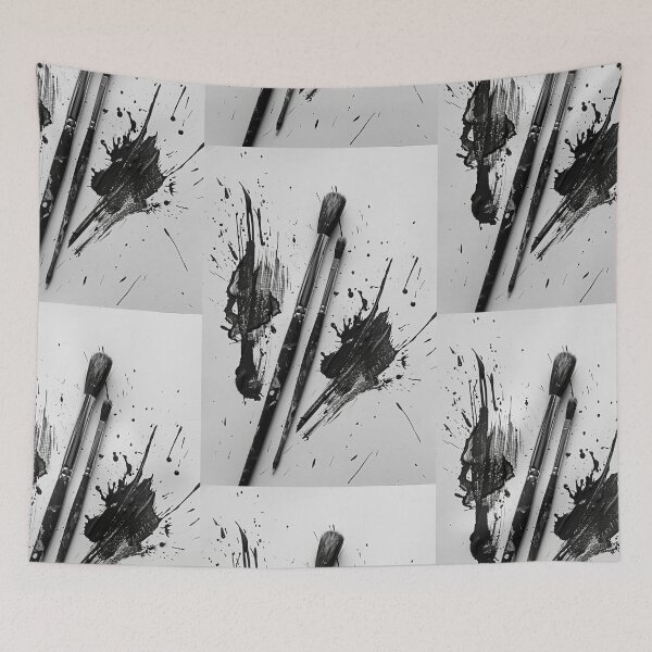 Item preview, Monochromatic Swirl: Brushstroke Expression designed and sold by Piotrek0001.